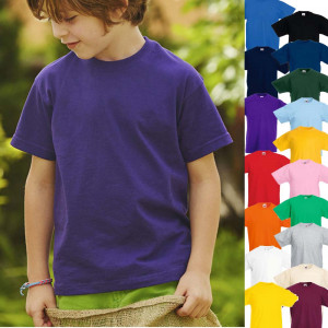 Детская футболка Fruit of the loom Kids Valueweight T